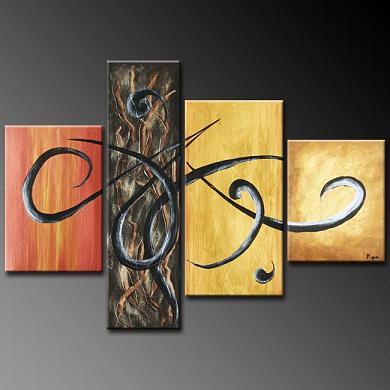 Dafen Oil Painting on canvas abstract -set271